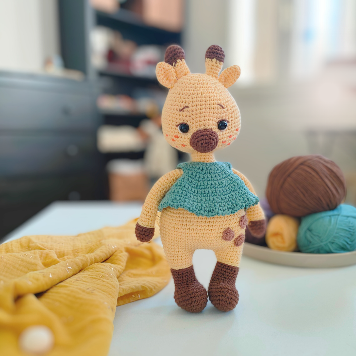 Girafe Amigurumi au crochet